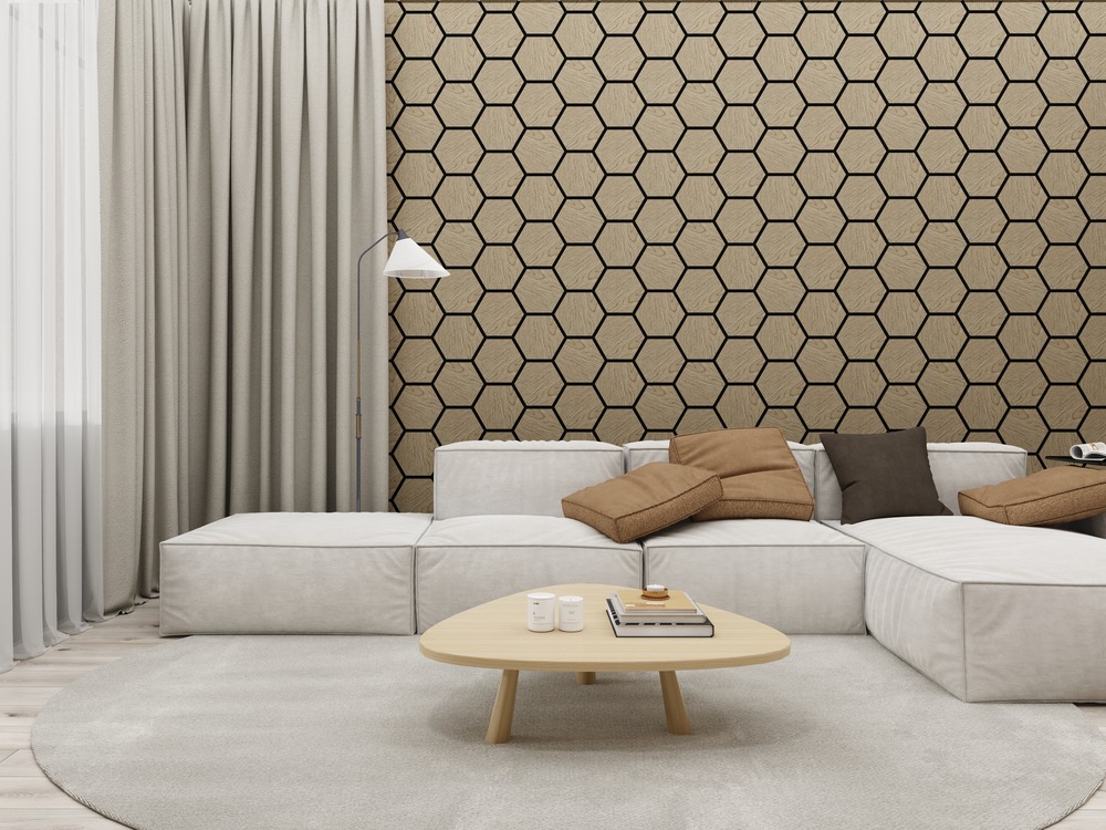 Flexible tambour wall panel